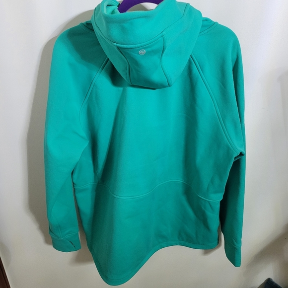 Eddie Bauer First Ascent Outpace Fleece Lined Green Women’s Hoodie, Size 2X - Picture 3 of 8